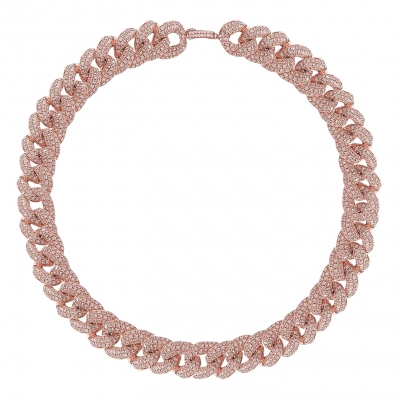  PAVE CHAINS 12mm  925 KOJEWELRY 20120R