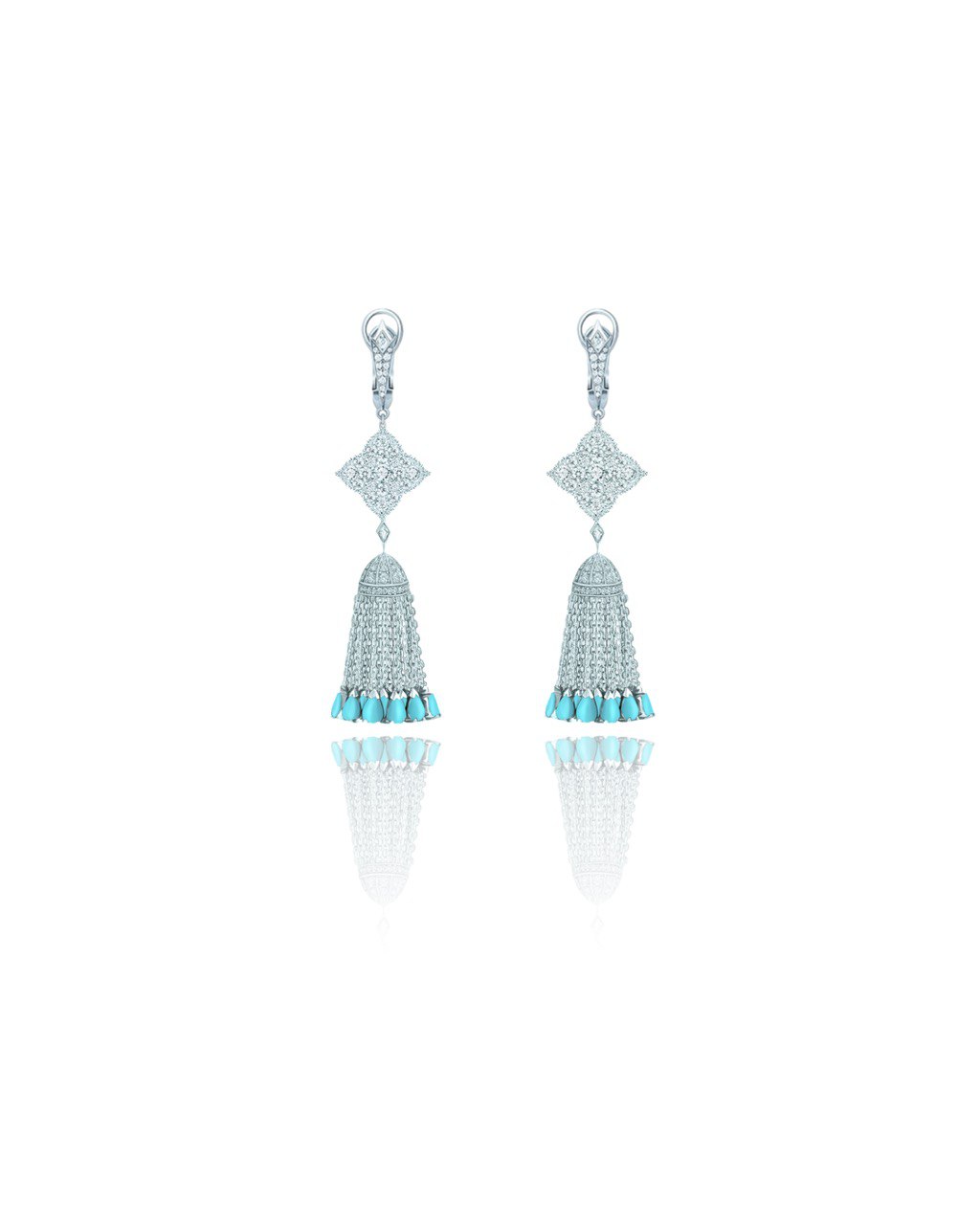 Серьги кисточки с цветком HYDRANGEA 2.0. с кисточками OCEAN DREAM KOJEWELRY 610600 Серьги кисточки с цветком HYDRANGEA 2.0. с кисточками OCEAN DREAM KOJEWELRY 610600